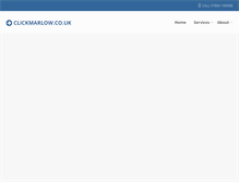 Tablet Screenshot of clickmarlow.co.uk